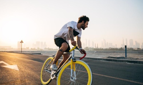 Find your perfect fit at Berkshire Riverview a man riding a bicycle on a road