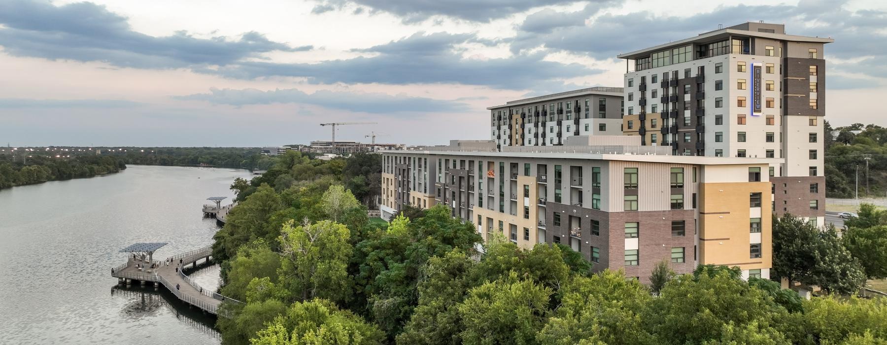 riverfront apartment living